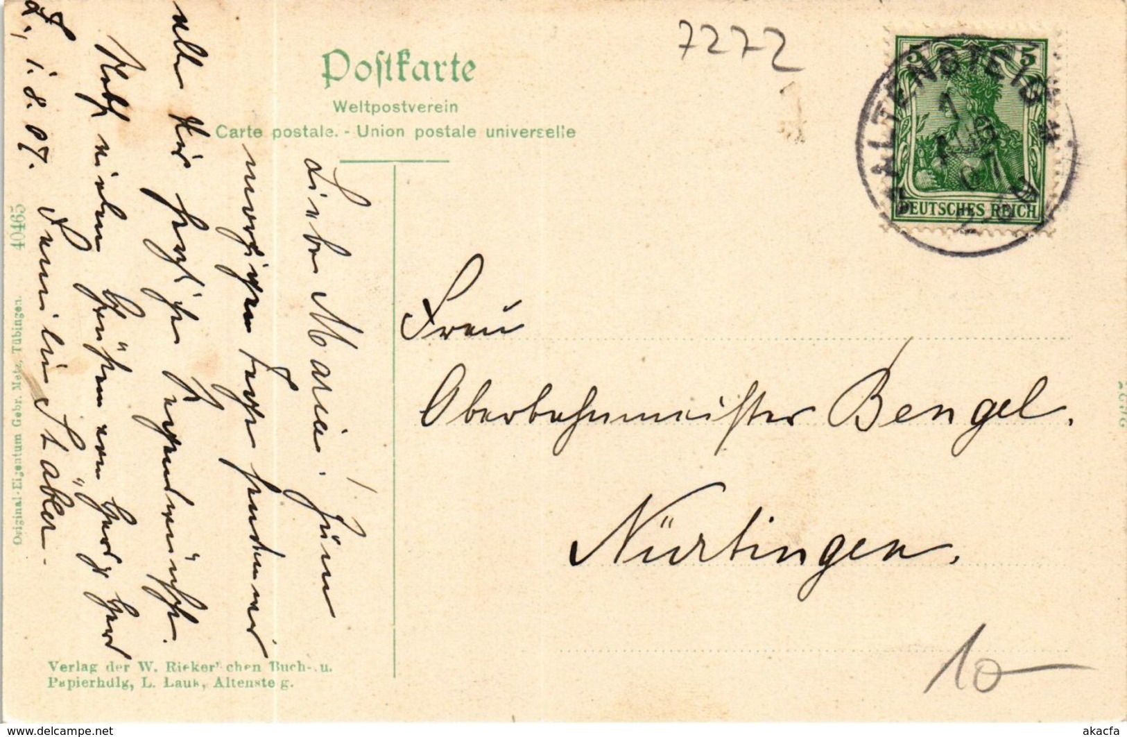 CPA AK Altensteig Total GERMANY (934423) - Altensteig