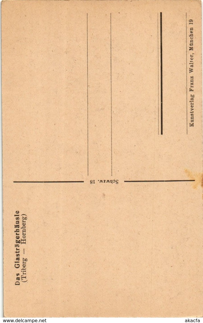 CPA AK Hornberg Das Glastragerhausle GERMANY (934536) - Hornberg