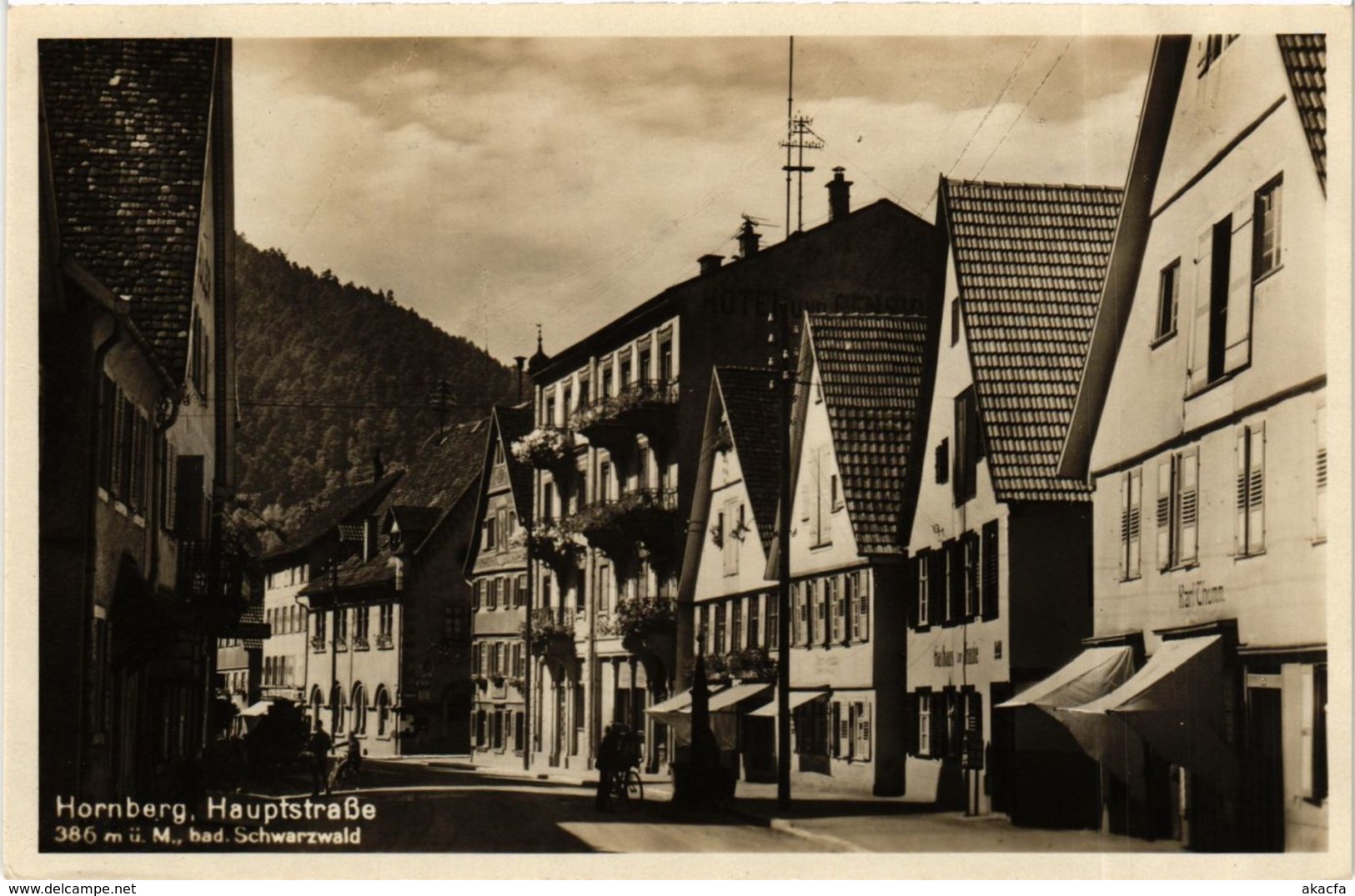 CPA AK Hornberg Hauptstrasse GERMANY (934553) - Hornberg