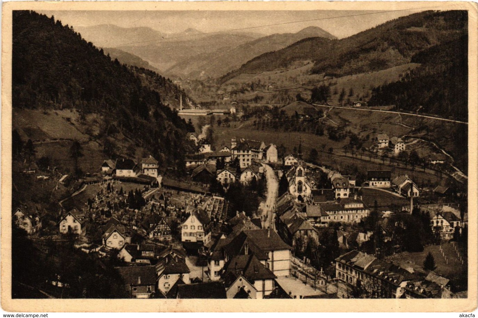 CPA AK Hornberg Blick Vom Schloss Ins Gutachtal GERMANY (934569) - Hornberg