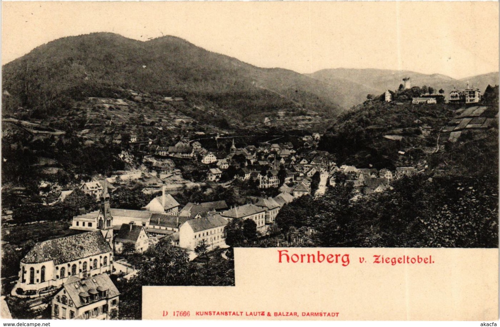 CPA AK Hornberg V.Ziegeltobel GERMANY (934634) - Hornberg