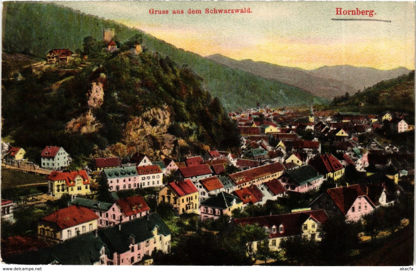 CPA AK Hornberg Gruss Aus Dem Schwarzwald GERMANY (934636) - Hornberg