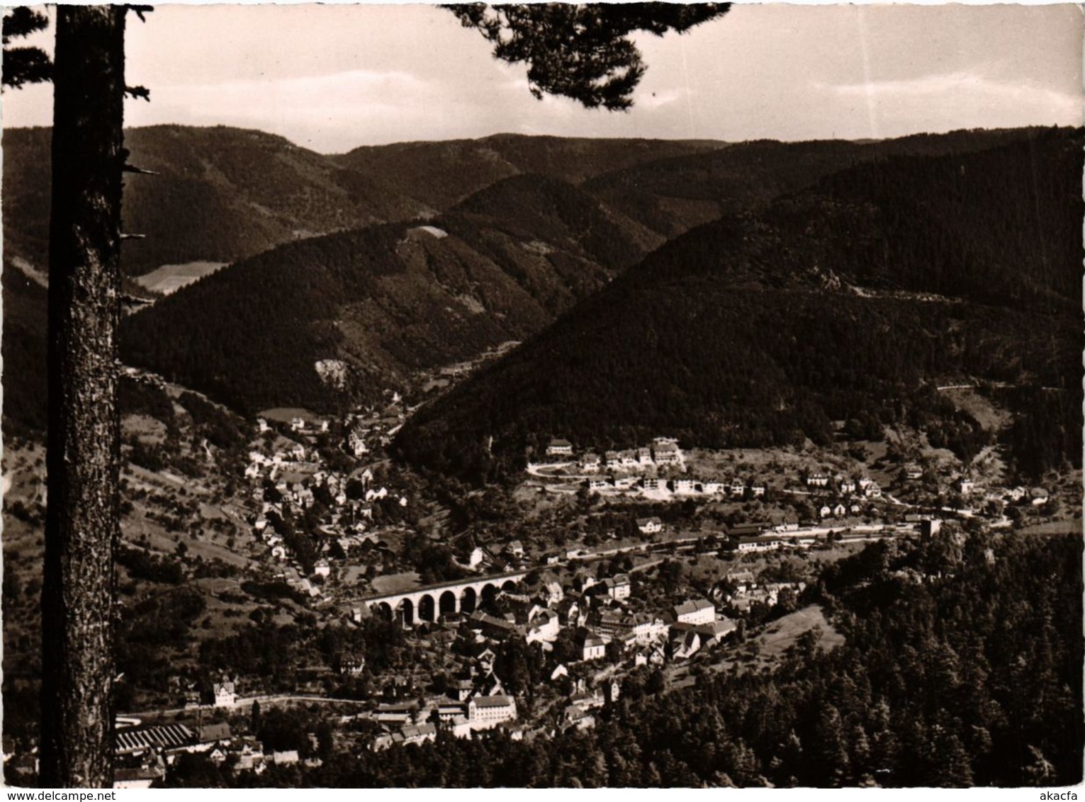 CPA AK Hornberg Blick Vom Bismarckfelsen GERMANY (934656) - Hornberg