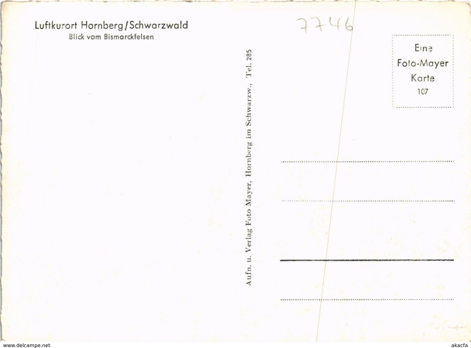 CPA AK Hornberg Blick Vom Bismarckfelsen GERMANY (934656) - Hornberg