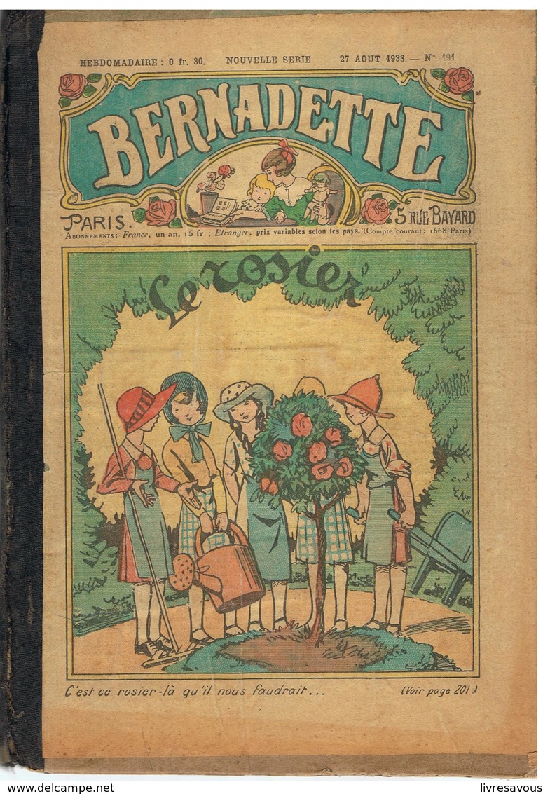 Bernadette Album Du N°183 Au 208 De 1933 Ouvrage Relié En état Correct - Bernadette