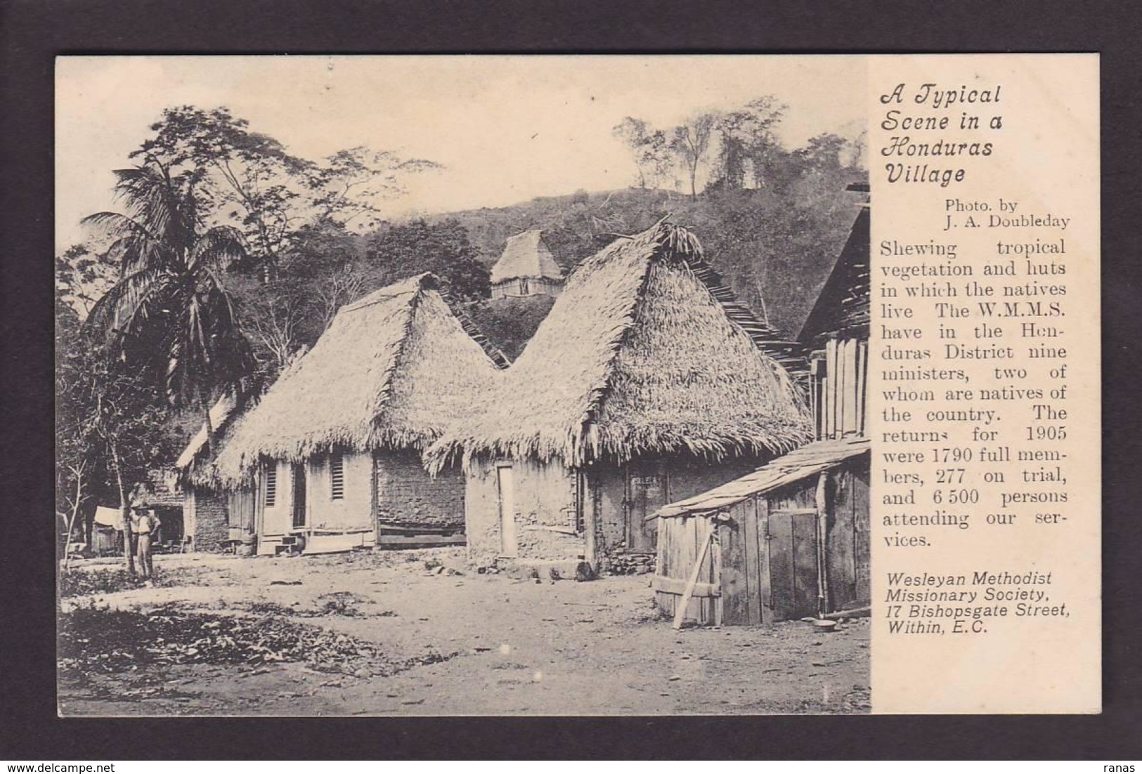 CPA Honduras Village Non Circulé - Honduras