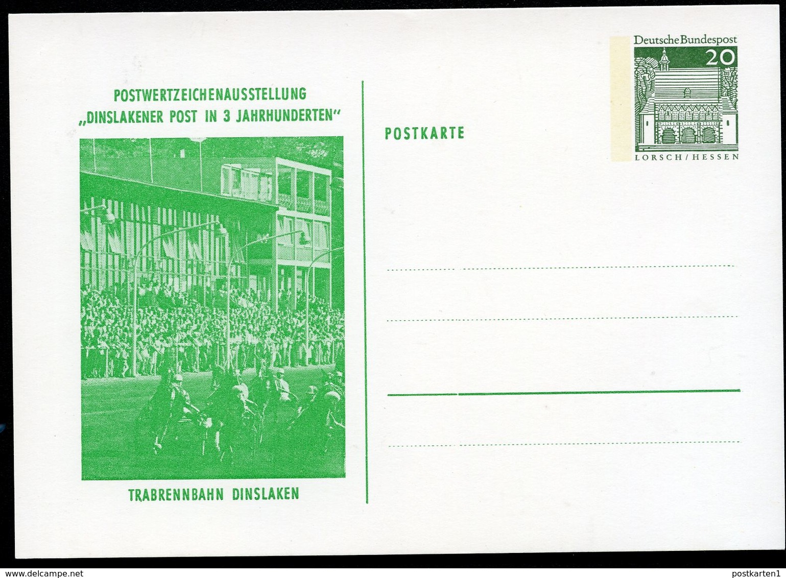 Bund PP38 B2/001 TRABRENNBAHN DINSLAKEN 1968 NGK 8,00 € - Privatpostkarten - Ungebraucht