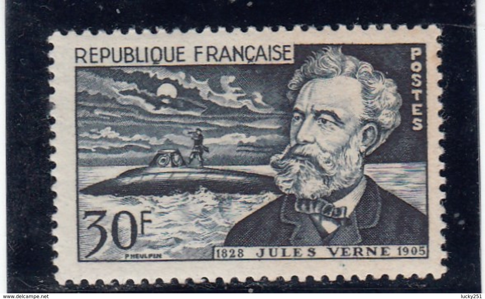 France - 1955 - N° YT 1026** - Jules Verne - Nuovi