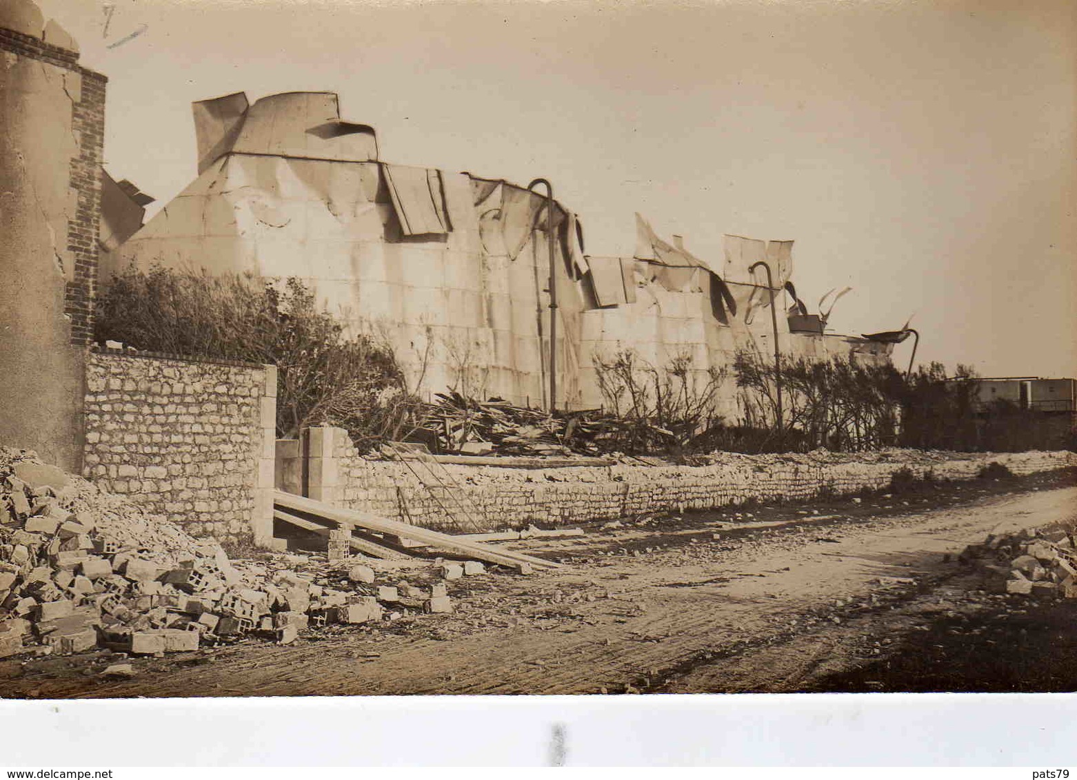 LA PALLICE- ROCHELLE  Catastrophe De L'Usine à Pétrole Du 1er MAI 1916 (CARTE P¨HOTO) - La Rochelle