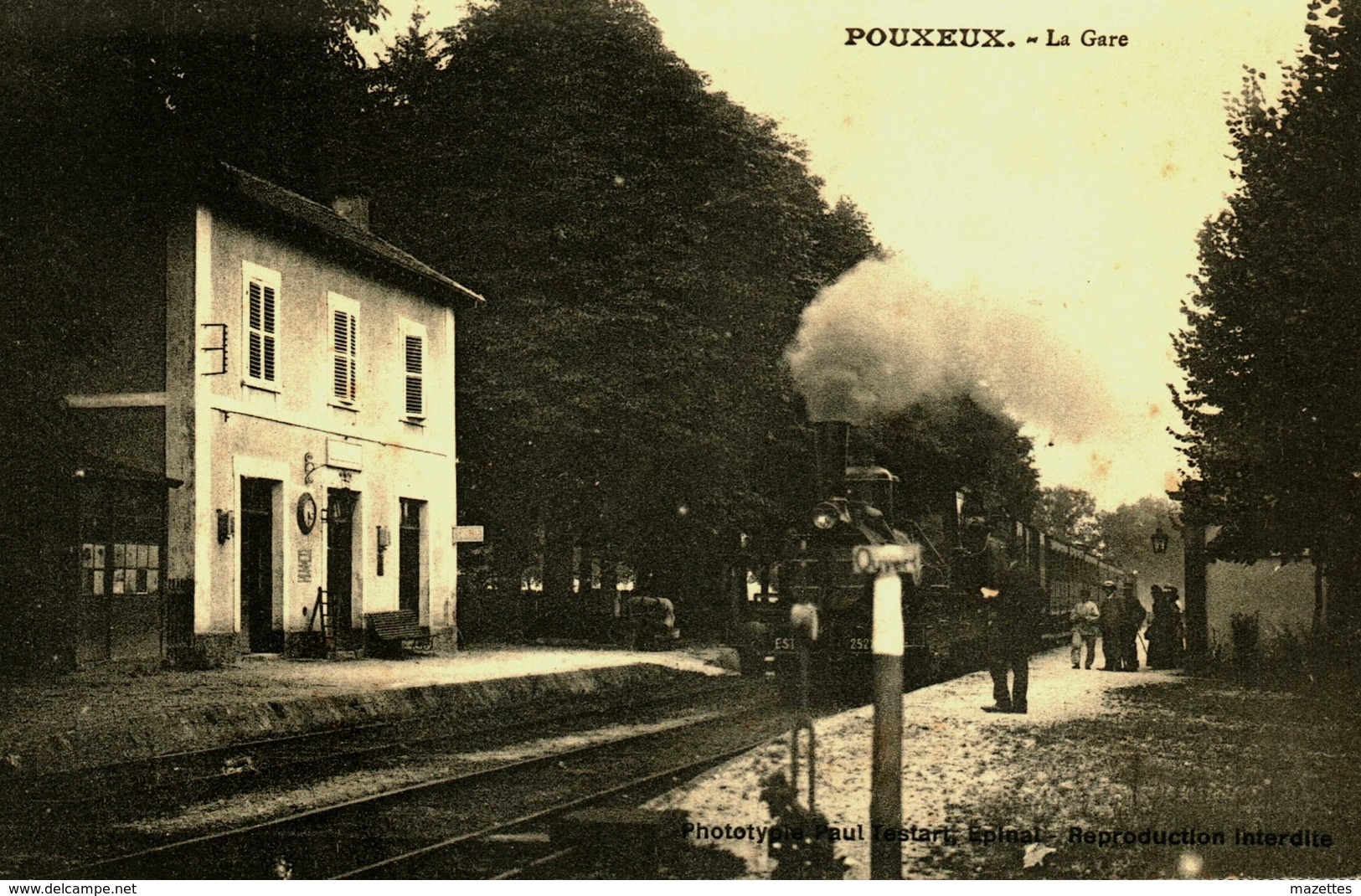 88 POUXEUX  LA GARE - Pouxeux Eloyes