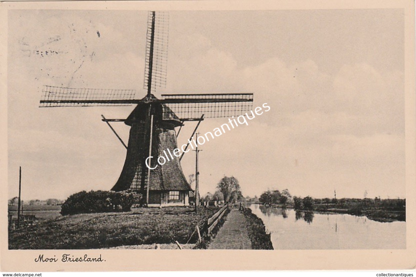 CPA Photographique - Mooi Friesland - 1938 - Windmolen - - Bolsward