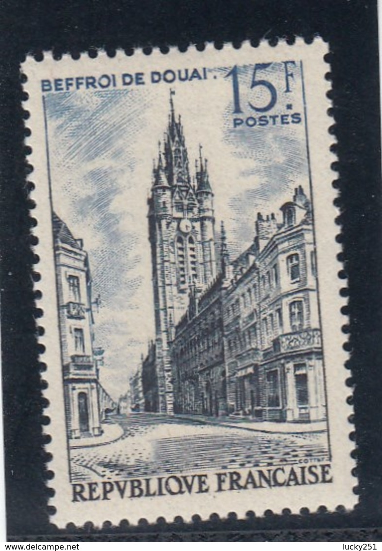 France - 1956 - N° YT 1051** - Beffroi De Douai - Unused Stamps