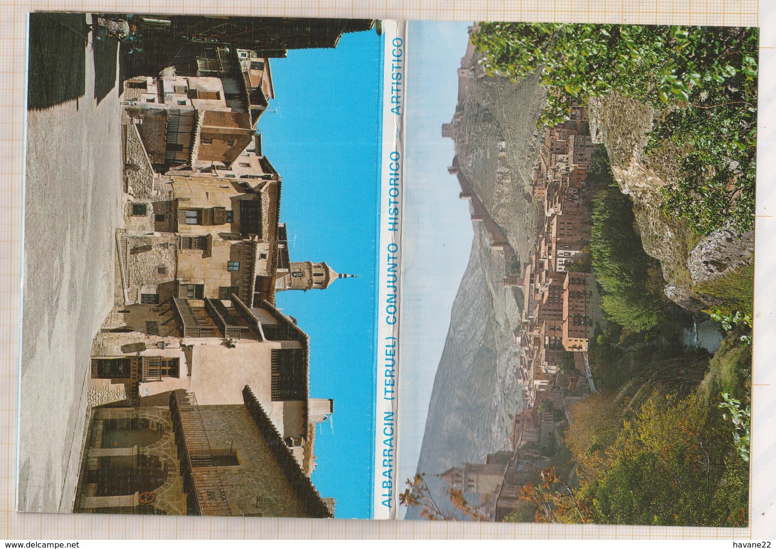 9AL2912 ALBARRACIN CARNET DE 10 VUES  2 SCANS - Teruel