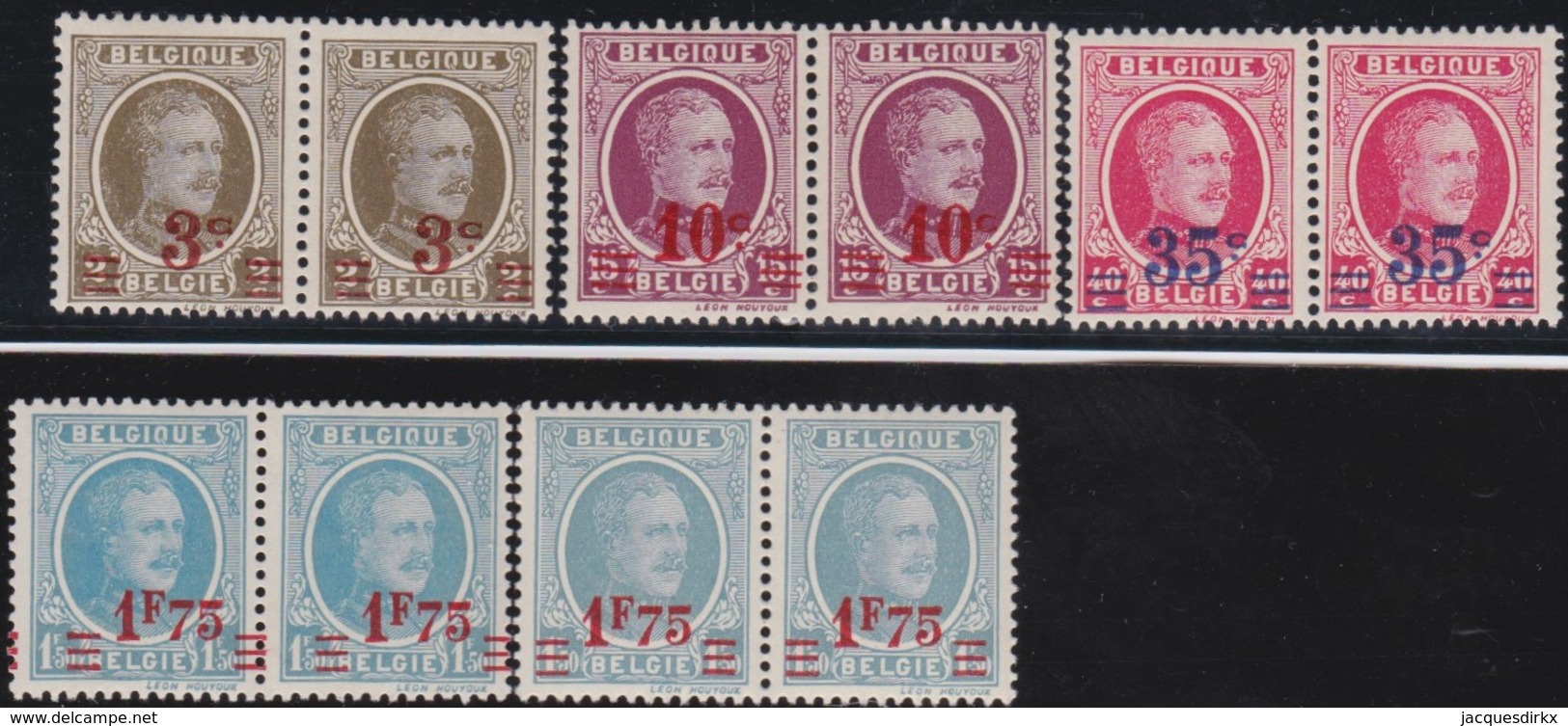 Belgie     .    OBP .    245/248a Paren    .      **    .    Postfris  .   /   . Neuf Avec Gomme Et SANS Charniere - Unused Stamps
