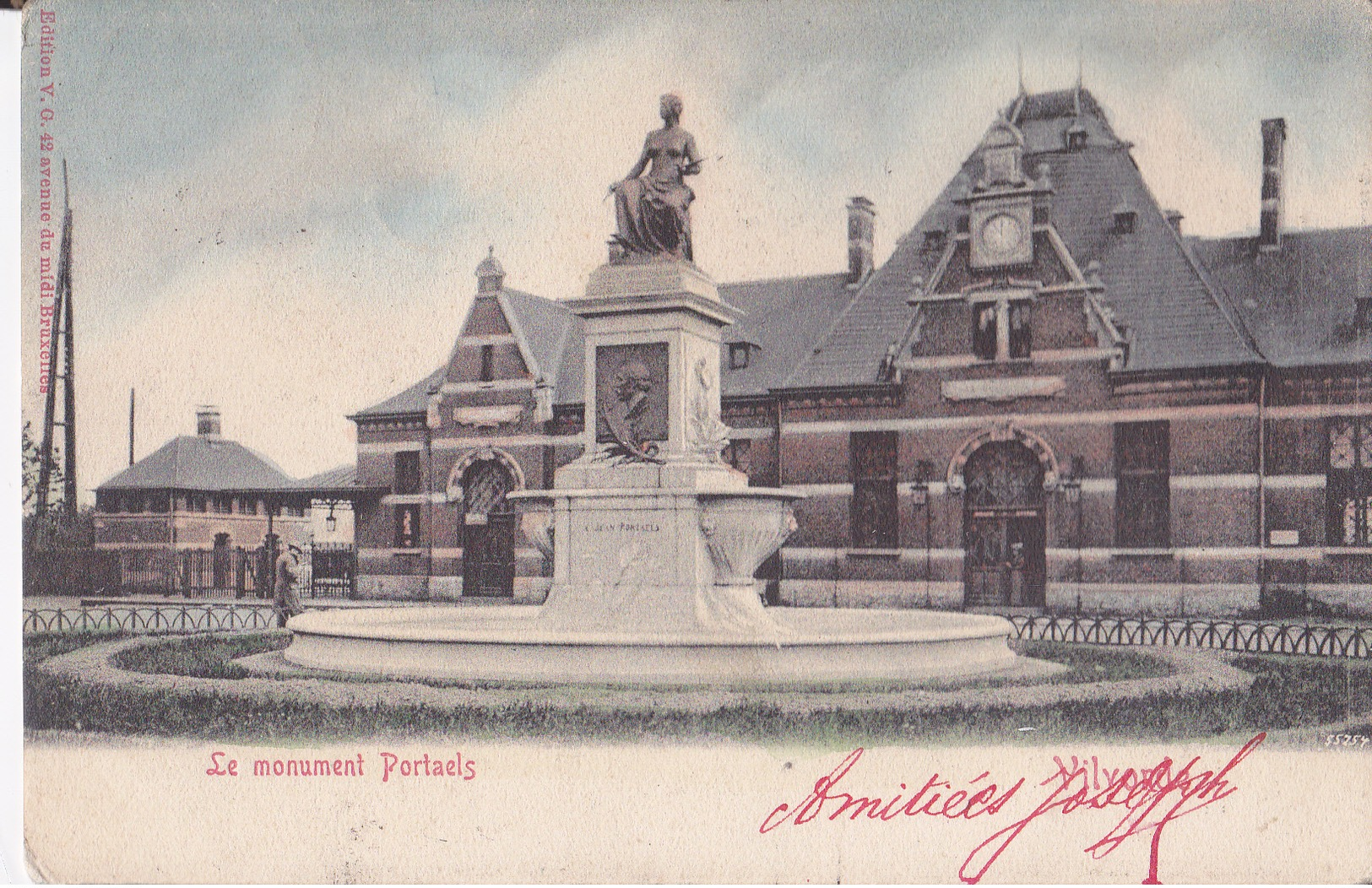 Vilvoorde Le Monument Portaels  ( Gare Station ) 1903 - Vilvoorde