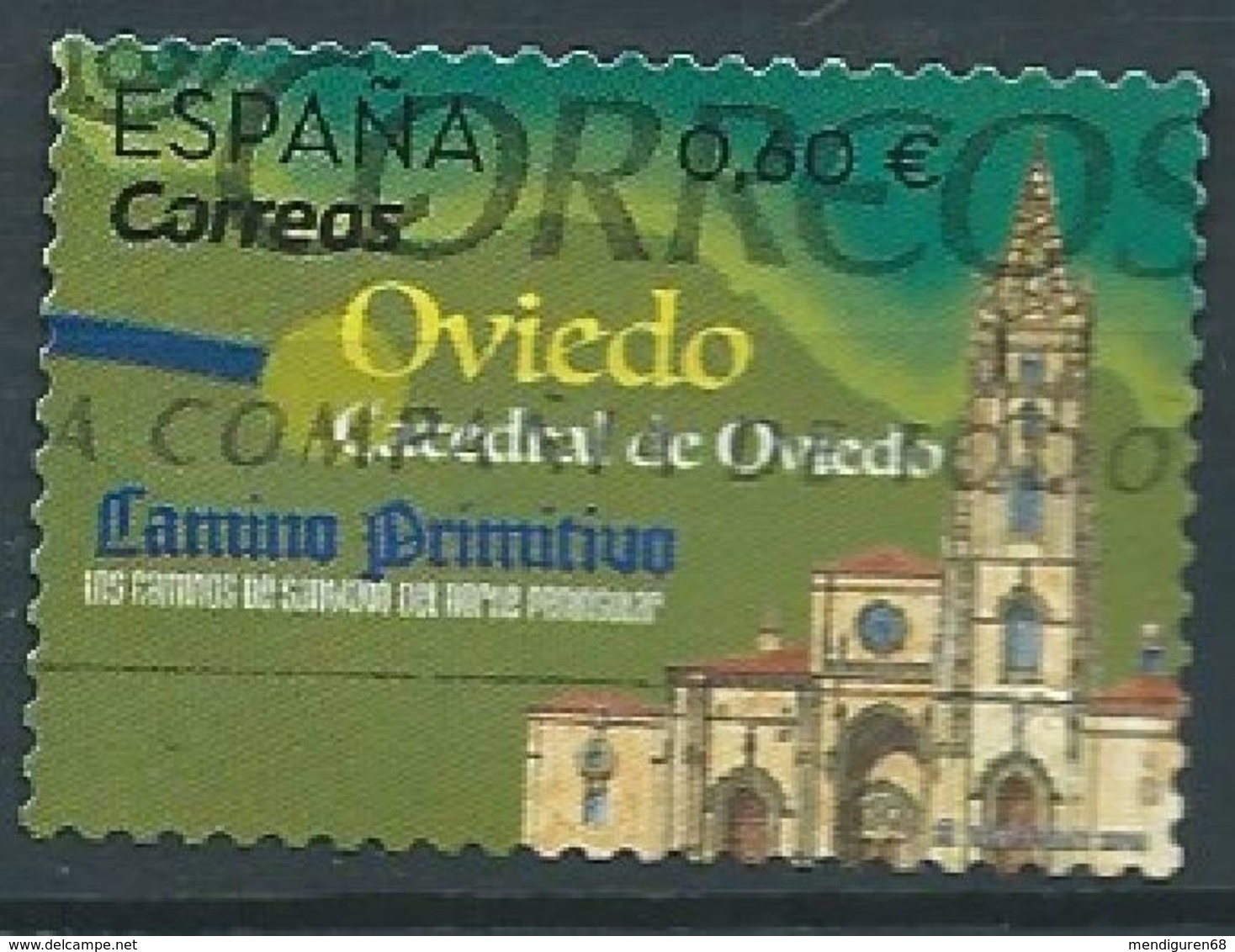 ESPAGNE SPANIEN SPAIN ESPAÑA 2019 FROM CARNET SANTIAGO'S PRIMITIVE ROAD: OVIEDO USED ED 5337 YT 5079 MI 5376 - Used Stamps