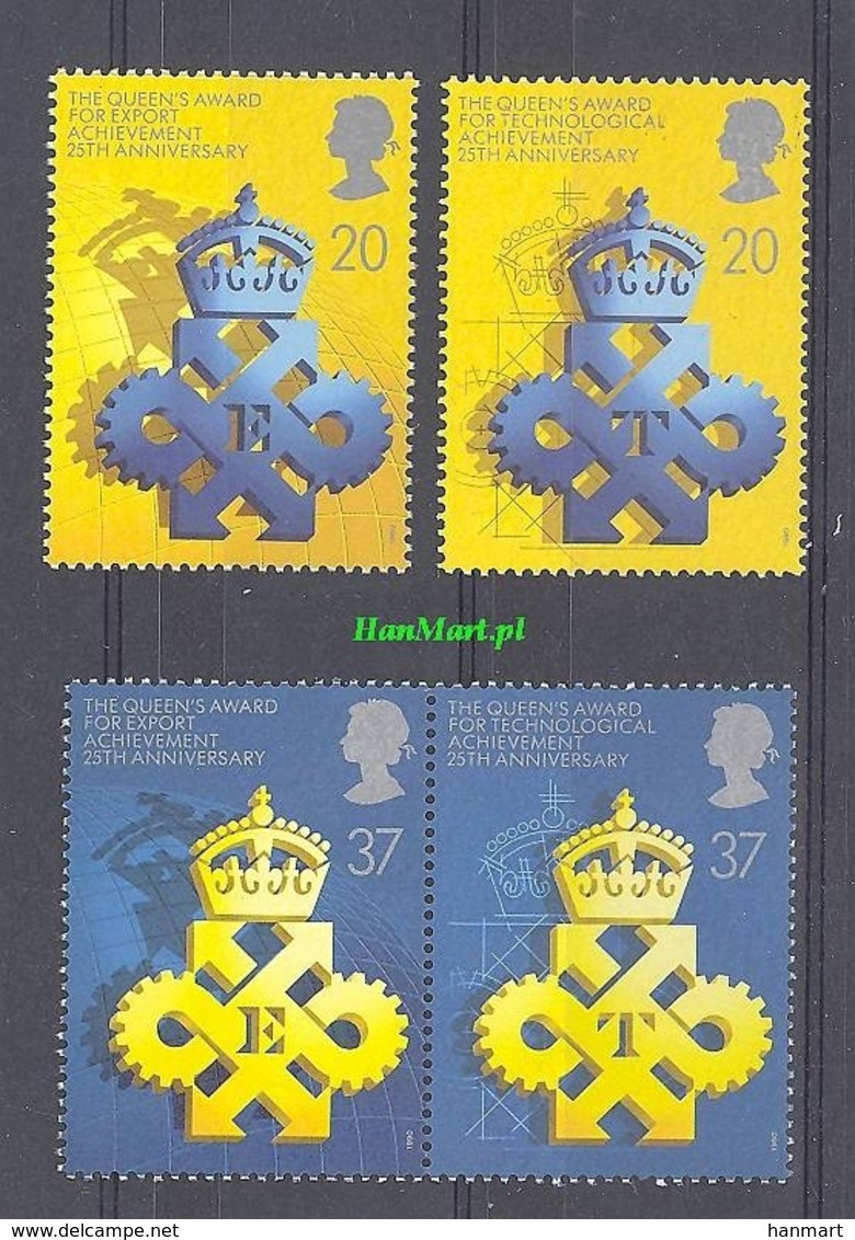 Great Britain 1990 Mi 1266-1269 MNH ( ZE3 GBR1266-1269 ) - Autres & Non Classés