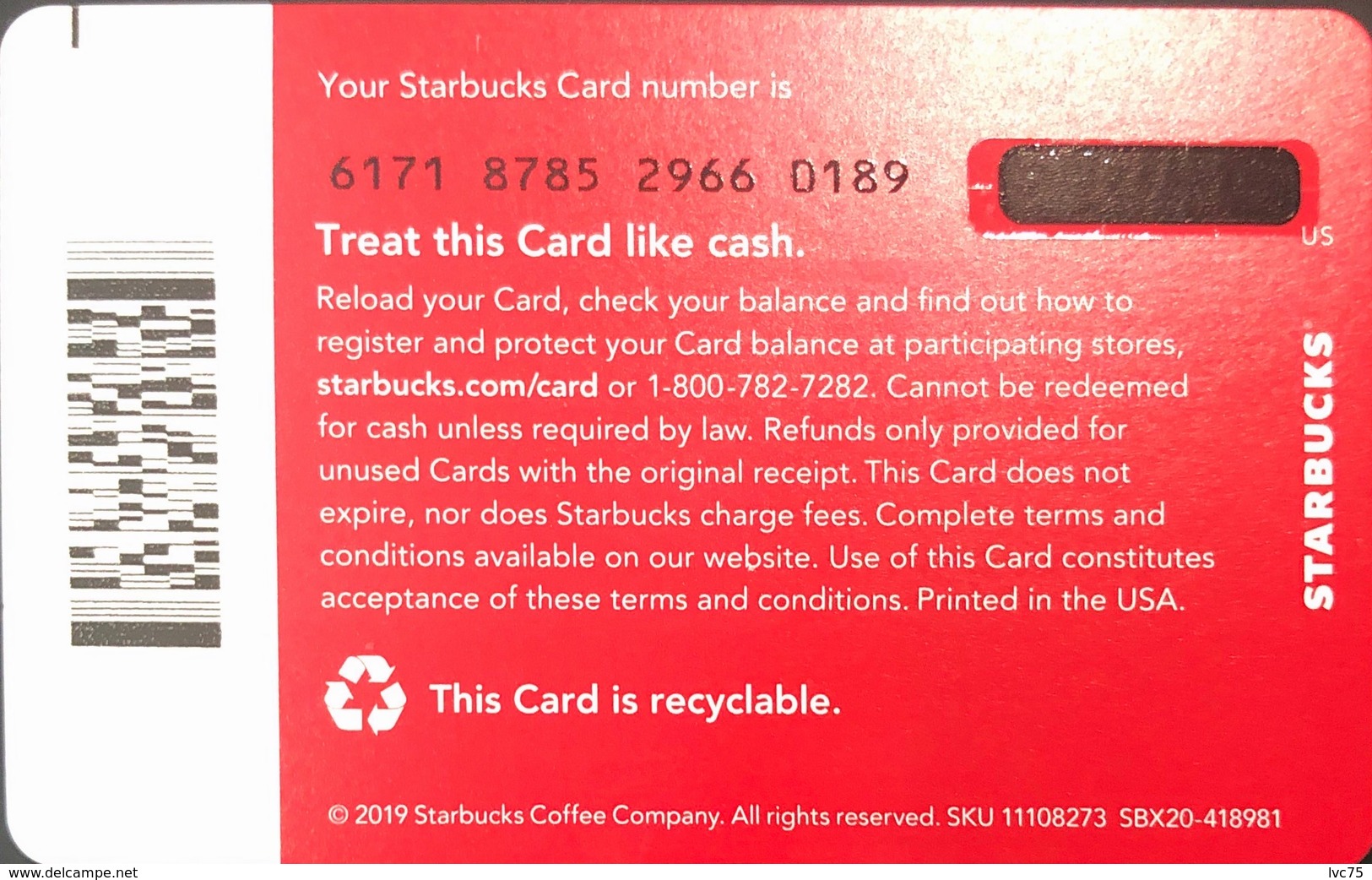 Starbucks 2019 Holiday Gift Card released In The USA. - Fox With Line - - Collezioni