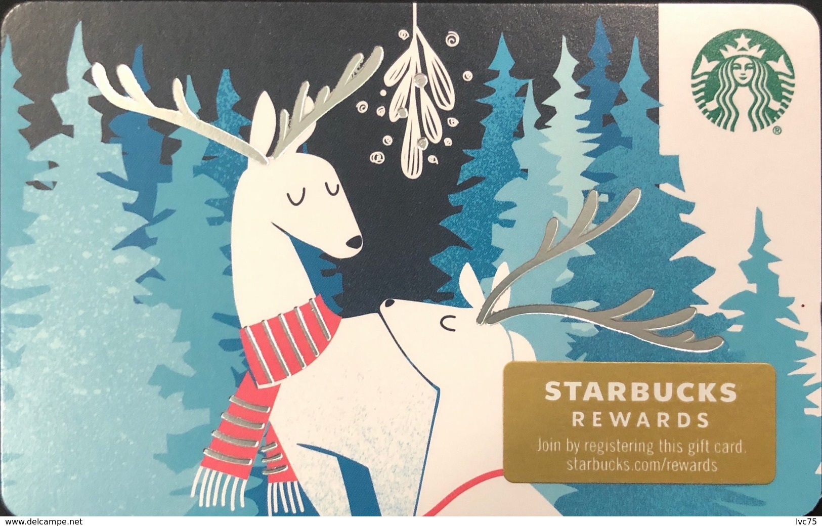 Starbucks 2019 Holiday Gift Card released In The USA. - Deer With Line - - [6] Collections