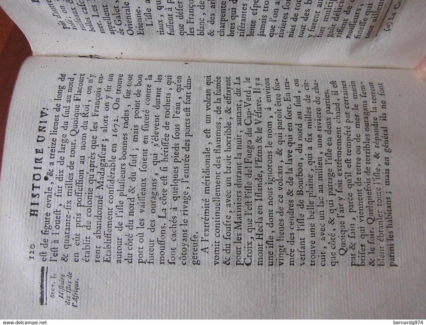 Madagascar, Bourbon (Réunion), Ile Maurice (Ile de France)  : rare ouvrage de 1784 avec carte dépliante des Iles