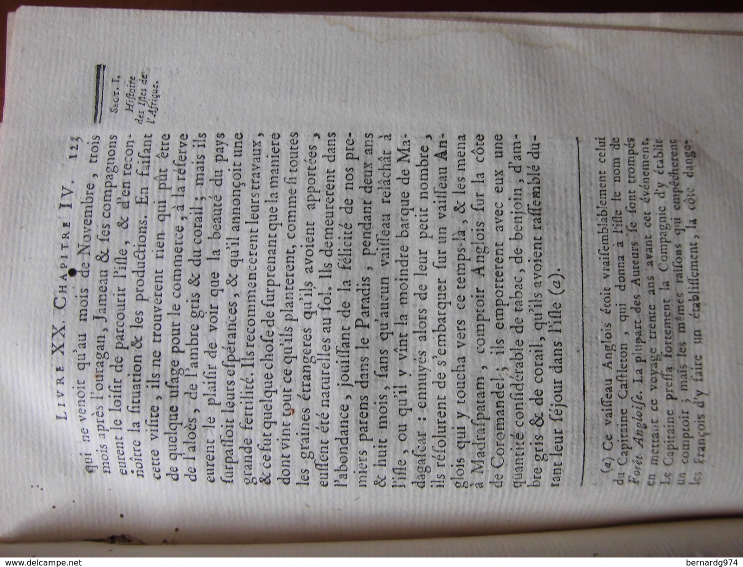 Madagascar, Bourbon (Réunion), Ile Maurice (Ile de France)  : rare ouvrage de 1784 avec carte dépliante des Iles