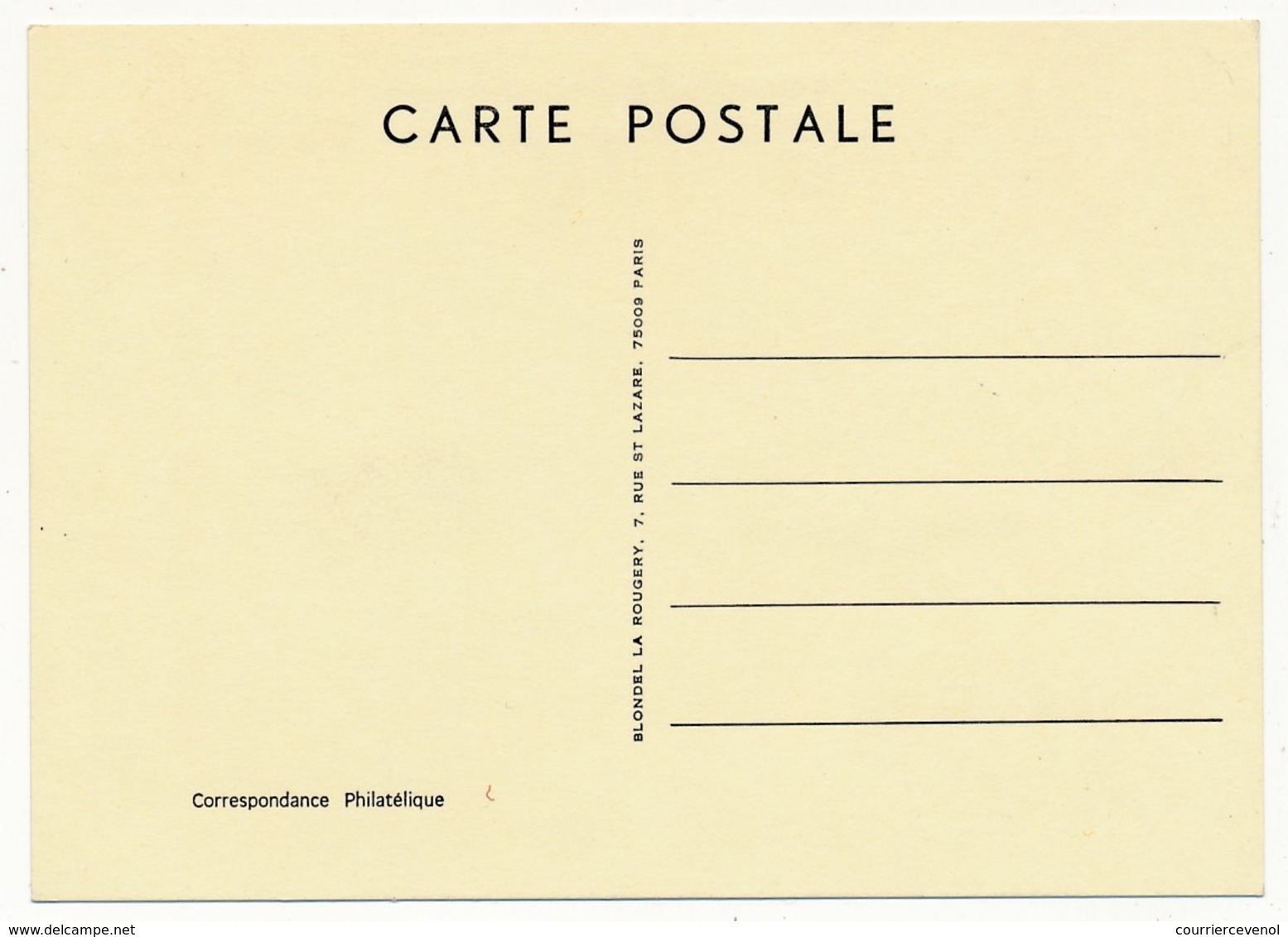 FRANCE - Carte Locale - Journée Du Timbre 1983 (Homme Dictant Une Lettre) - 57 FORBACH - Dag Van De Postzegel