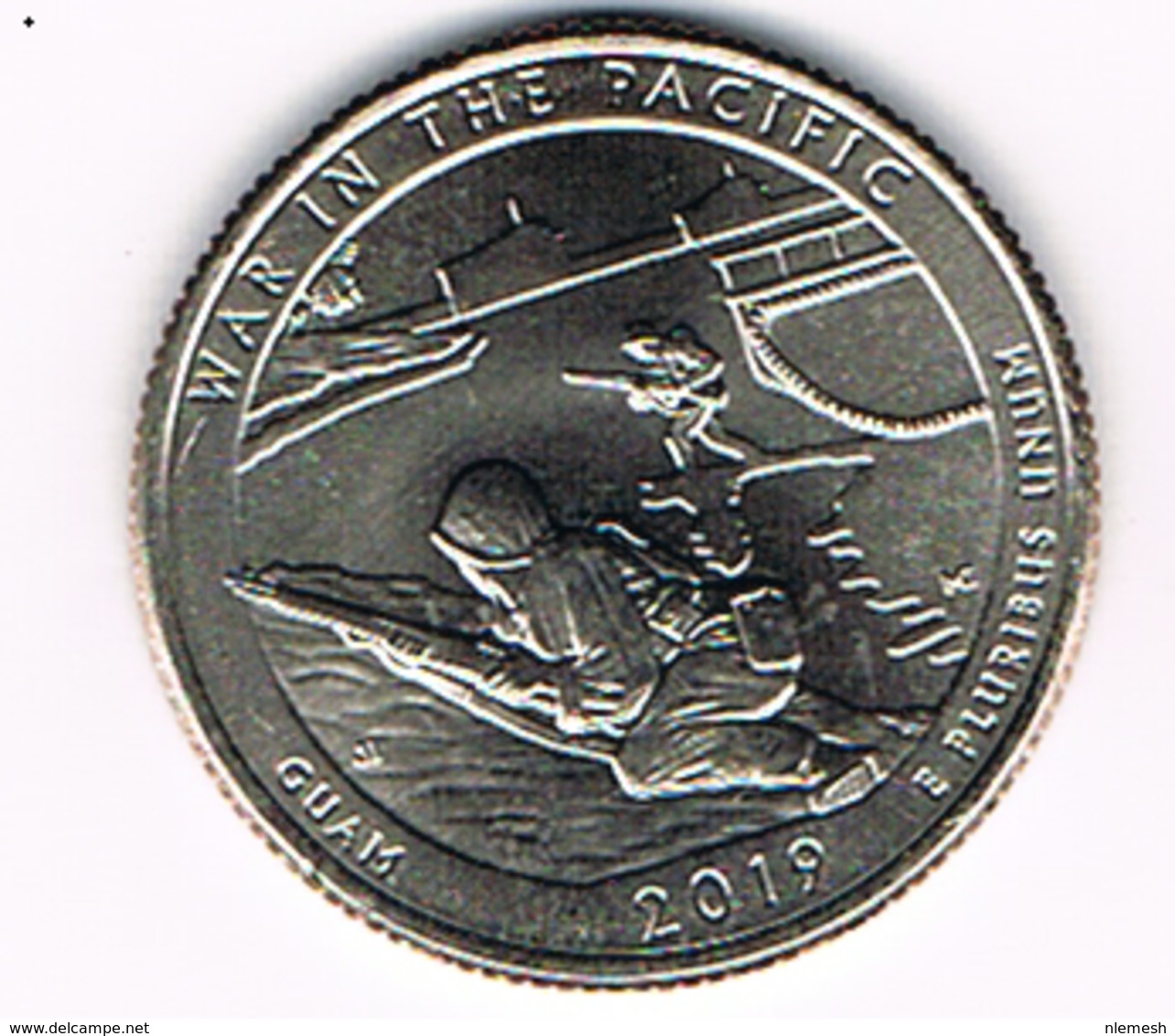 ¼ Dollar ''Washington Quarter'' War In The Pacific, UNC, 2019 - 2010-...: National Parks