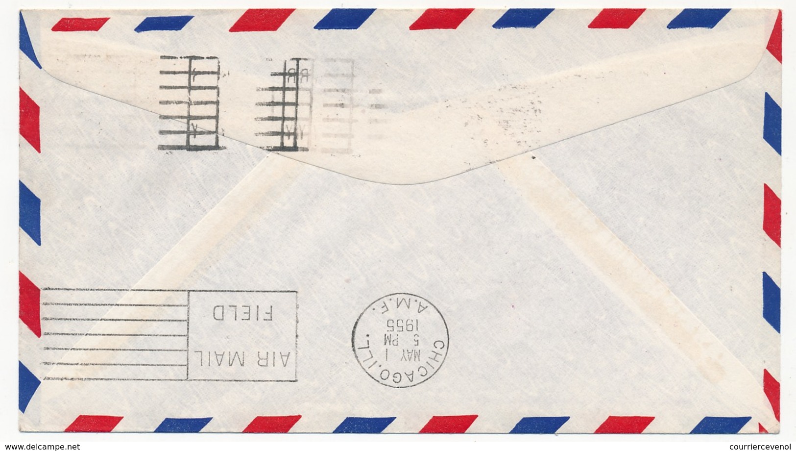 Etats Unis - Premier Vol BATTLE CREEK Michigan - Route AM - 86 - 1er Mai 1955 - Briefe U. Dokumente