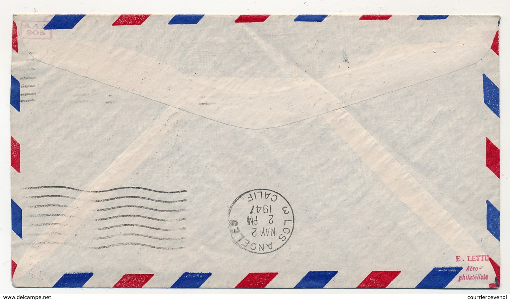Etats Unis - Premier Vol YUMA Arizona - Western Air Lines - 2 Mai 1947 - 2c. 1941-1960 Lettres