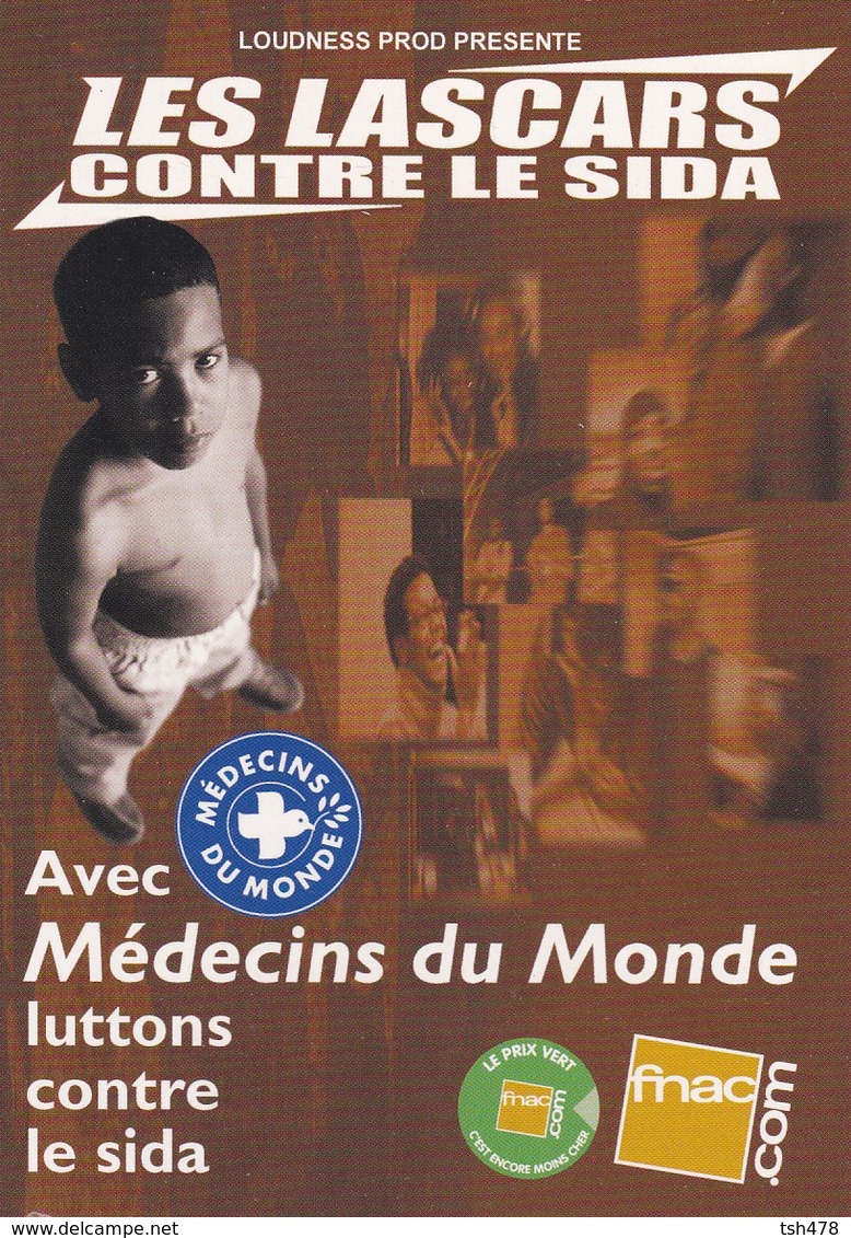 CART.COM--MEDECINS DU MONDE---Les Lascars Contre Le Sida---voir 2 Scans - Santé