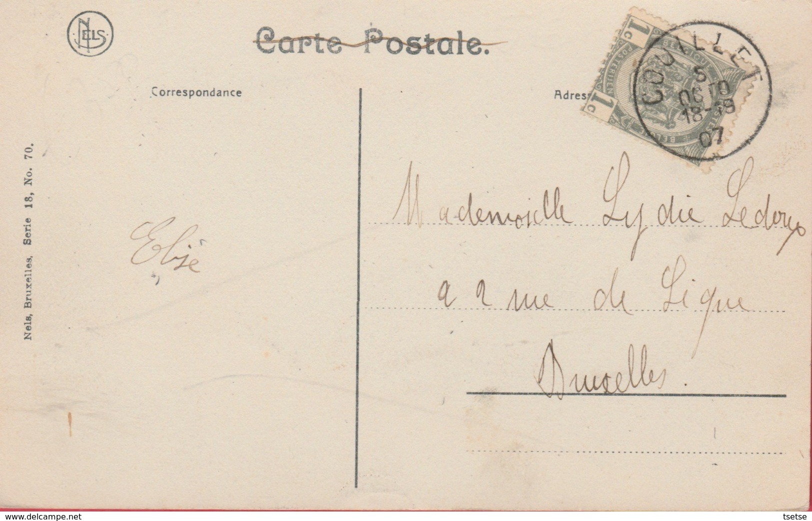 Loverval - Château Cte Werner De Mérode - 1902  (voir Verso ) - Gerpinnes
