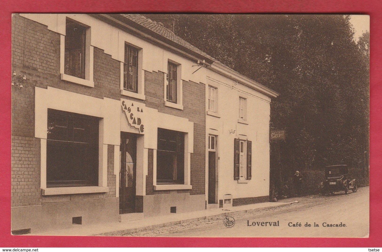 Loverval - Café De La Cascade ... Oldtimer  (voir Verso ) - Gerpinnes