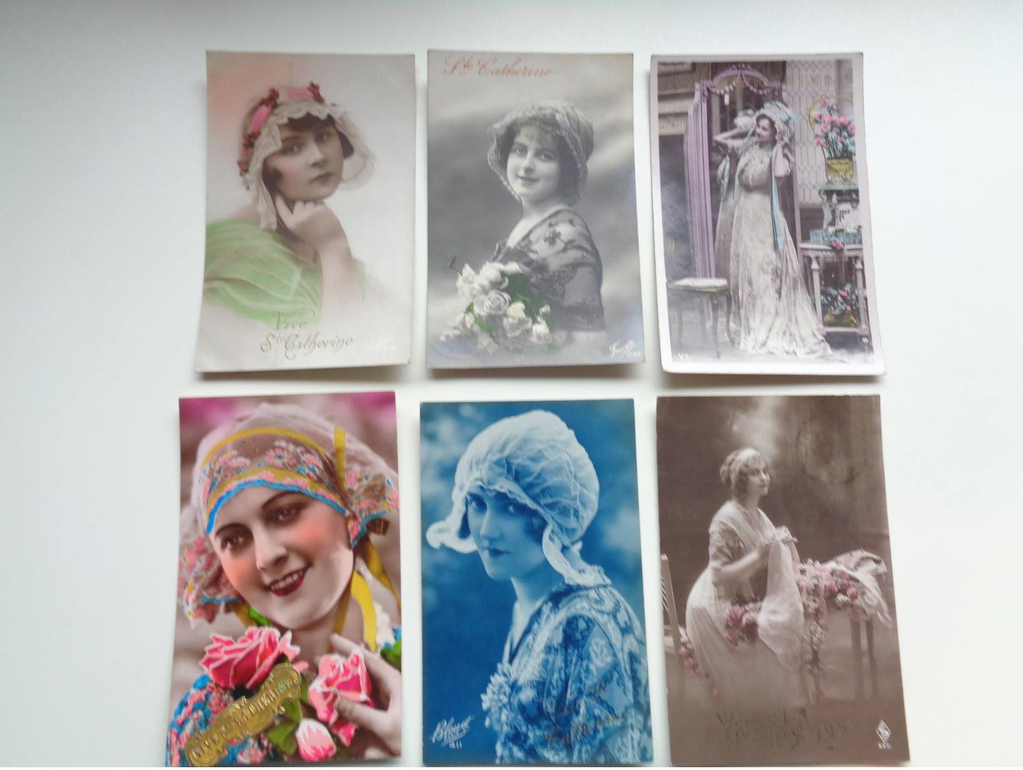 Beau Lot De 20 Cartes Postales De Fantaisie Sainte Catherine   Mooi Lot 20 Postkaarten Van Fantasie   -  20 Scans - 5 - 99 Cartes