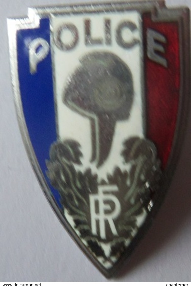 INSIGNE CASQUETTE POLICE (ancien) - Police