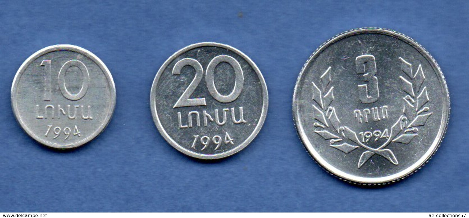 Arménie /  Lot De 3 Monnaies - Armenien