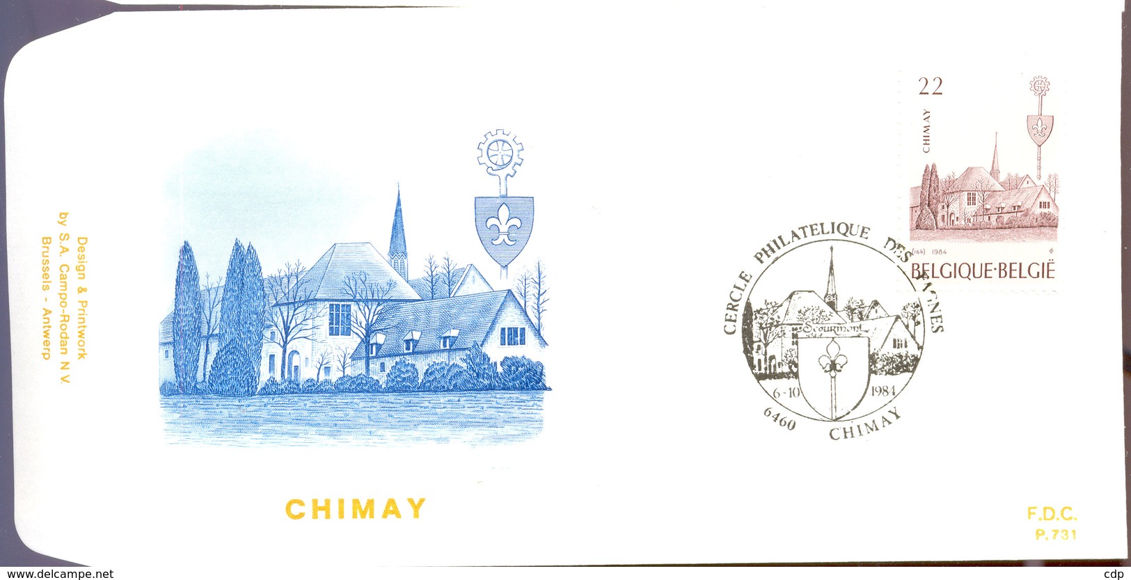 FDC Chimay 1984 - 1981-1990