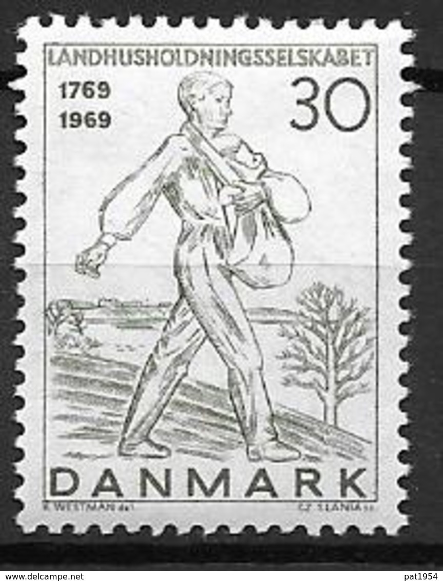 Danemark 1969 N° 485 Neuf** Société Royale D'agriculture - Nuovi