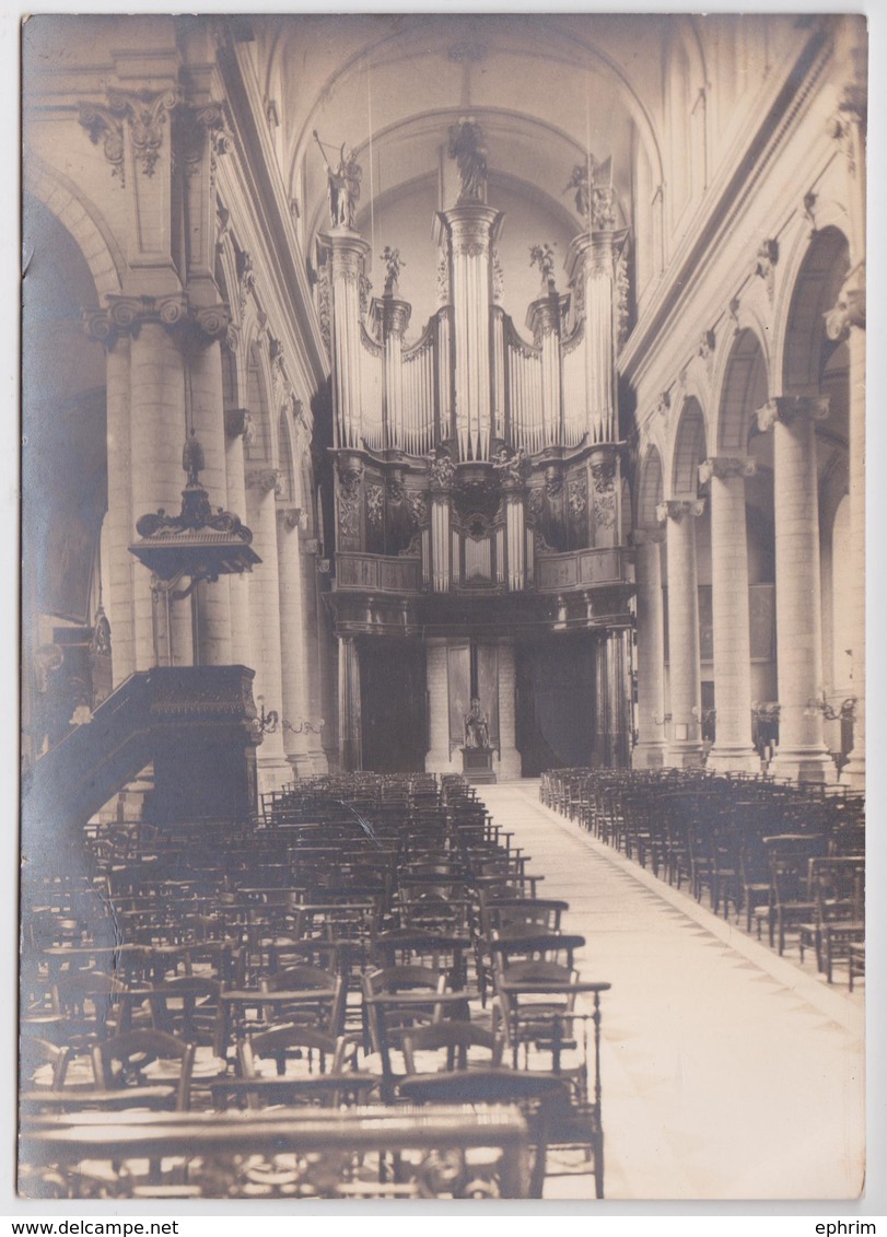 Photographie Ancienne Grandes Orgues Orgue à Identifier Organ Pipe - Orte