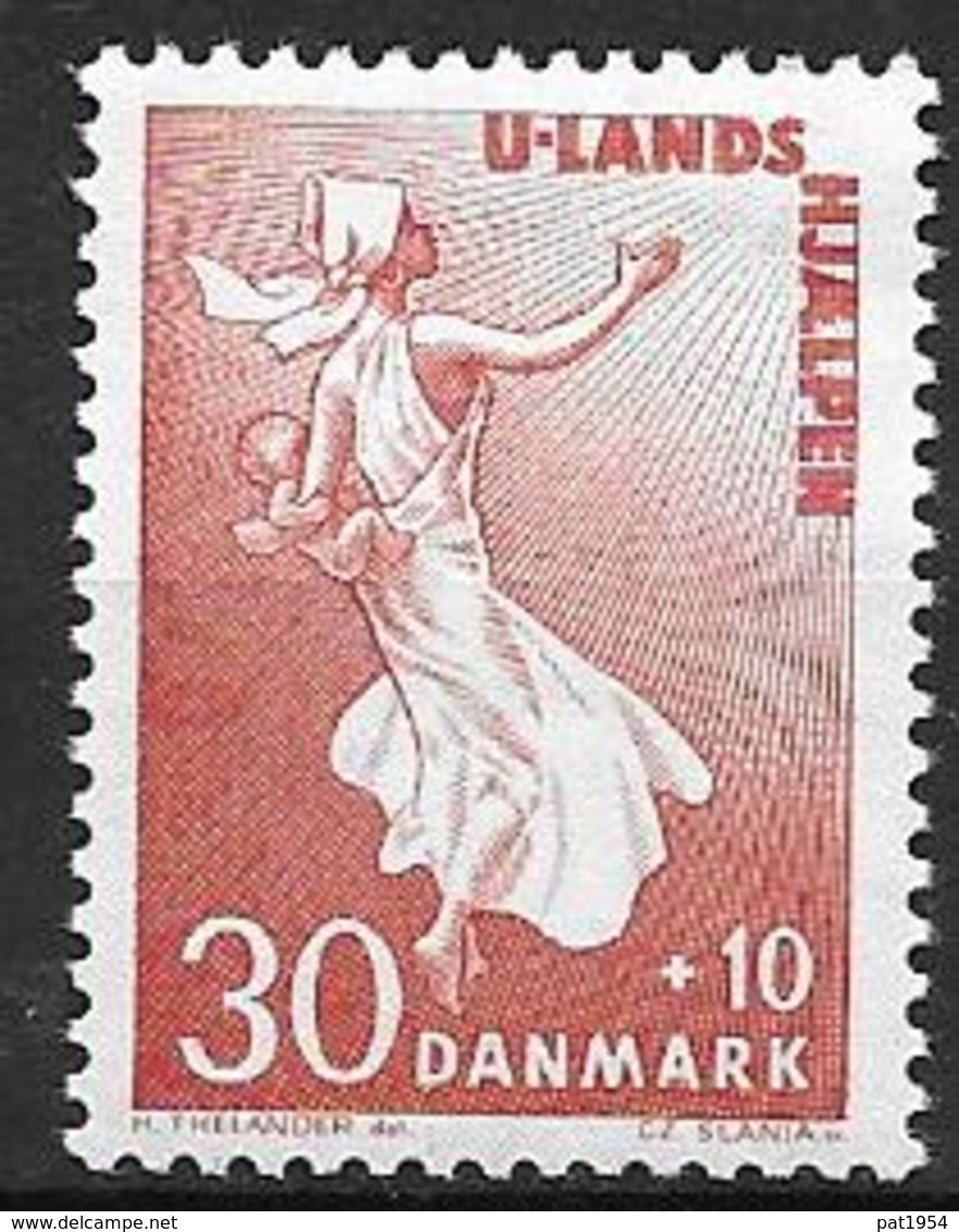 Danemark 1962 N° 414 Neuf** Surtaxe Pour Pays Sous Développés - Nuovi