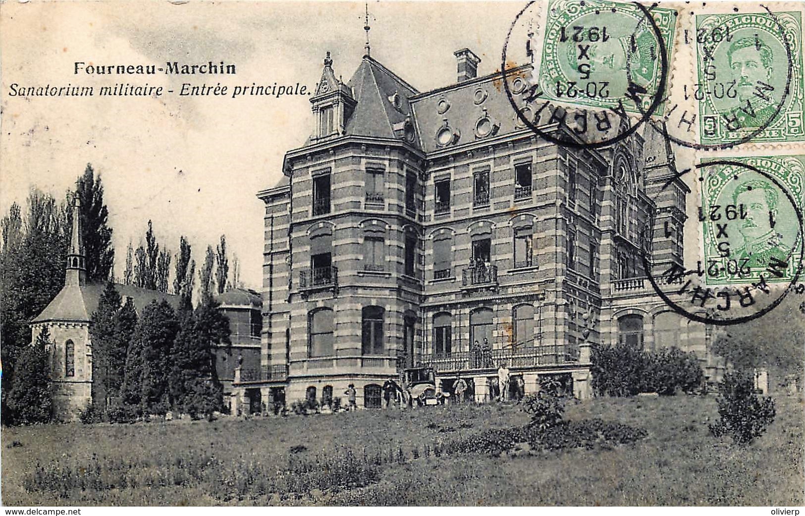 Belgique - Fourneau-Marchin - Près De Ohey , Huy , Clavier , Modave - Sanatorium Militaire Entrée Principale - Marchin