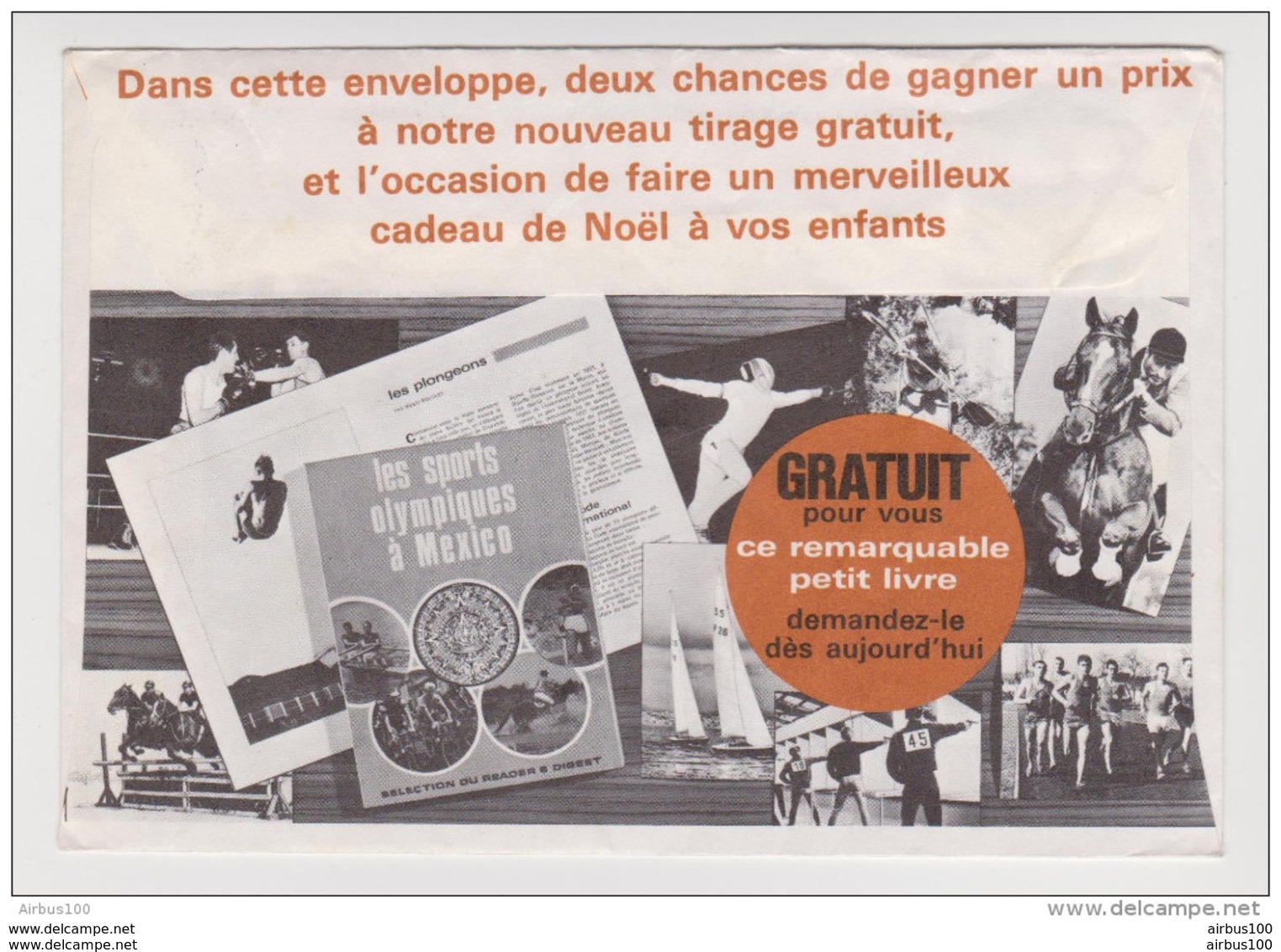 MONACO LETTRE 23 SEPTEMBRE 1968 MEXIQUE MEXICO JO - TOUTE L'ACTUALITÉ OLYMPIQUE CHEZ VOUS - Y & T N° 737 - 2 Scans - - Sommer 1968: Mexico