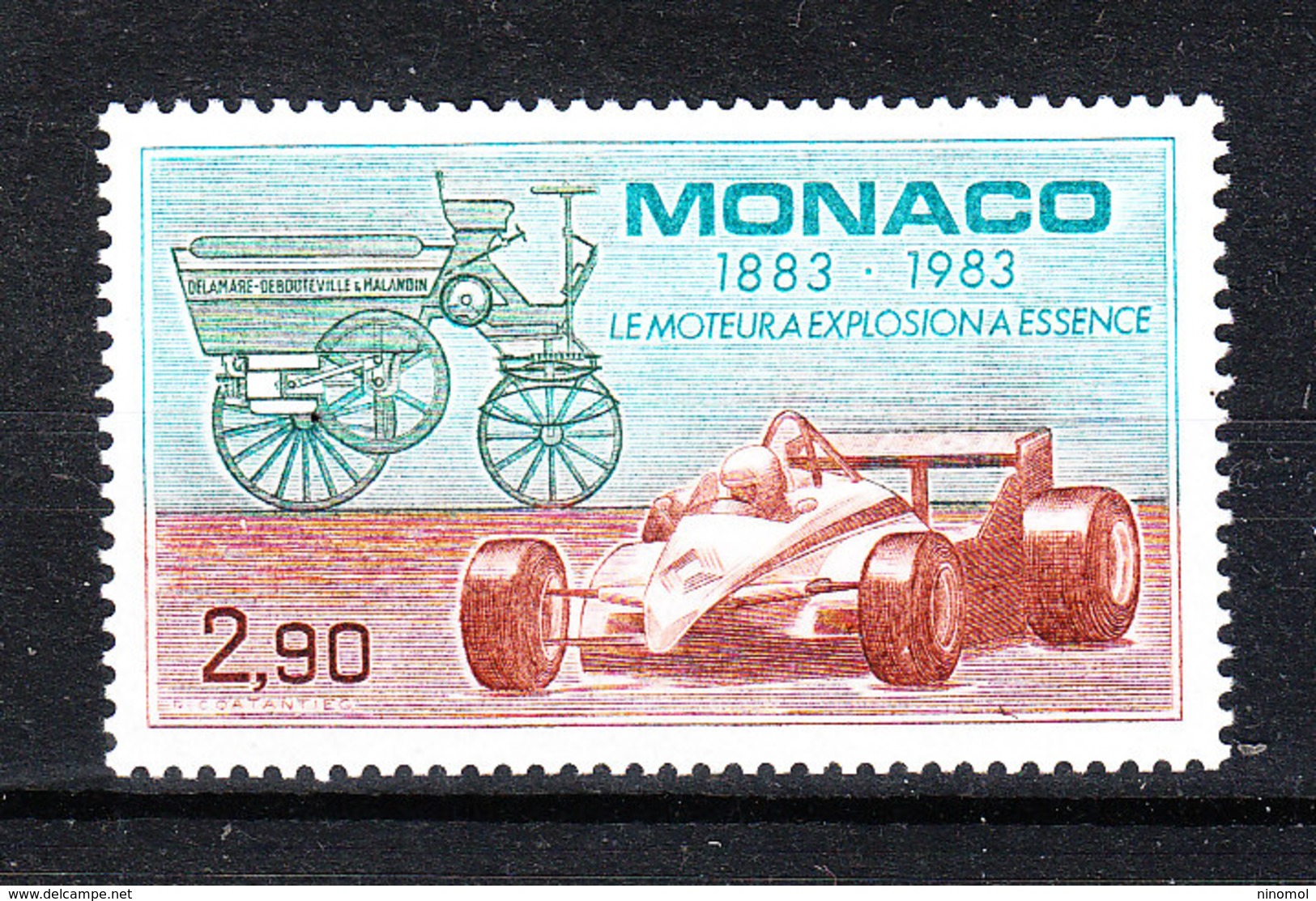 Monaco - 1983. Auto Di F.1  Ed Auto Vintage. F.1 Car And Vintage Car. MNH - Automobilismo