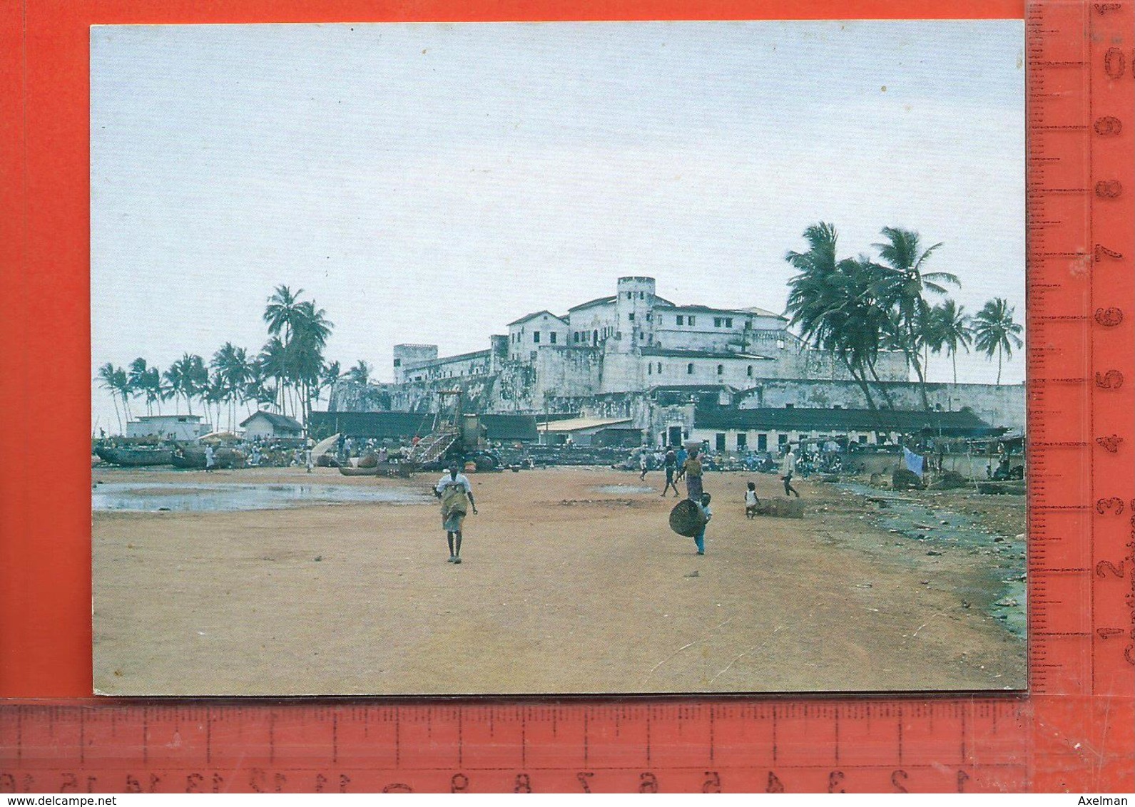 CPM  GHANA ELMINA : Chateau, Plage - Ghana - Gold Coast