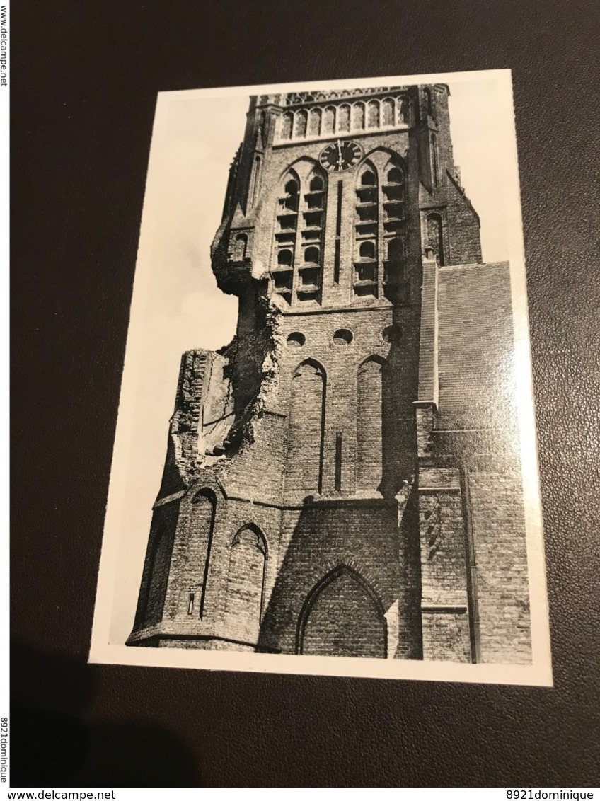 Boezinge (Ieper) - Kerk - Kerk, Torentrap Na De Bombardementen Van Mei 1940 - Ieper
