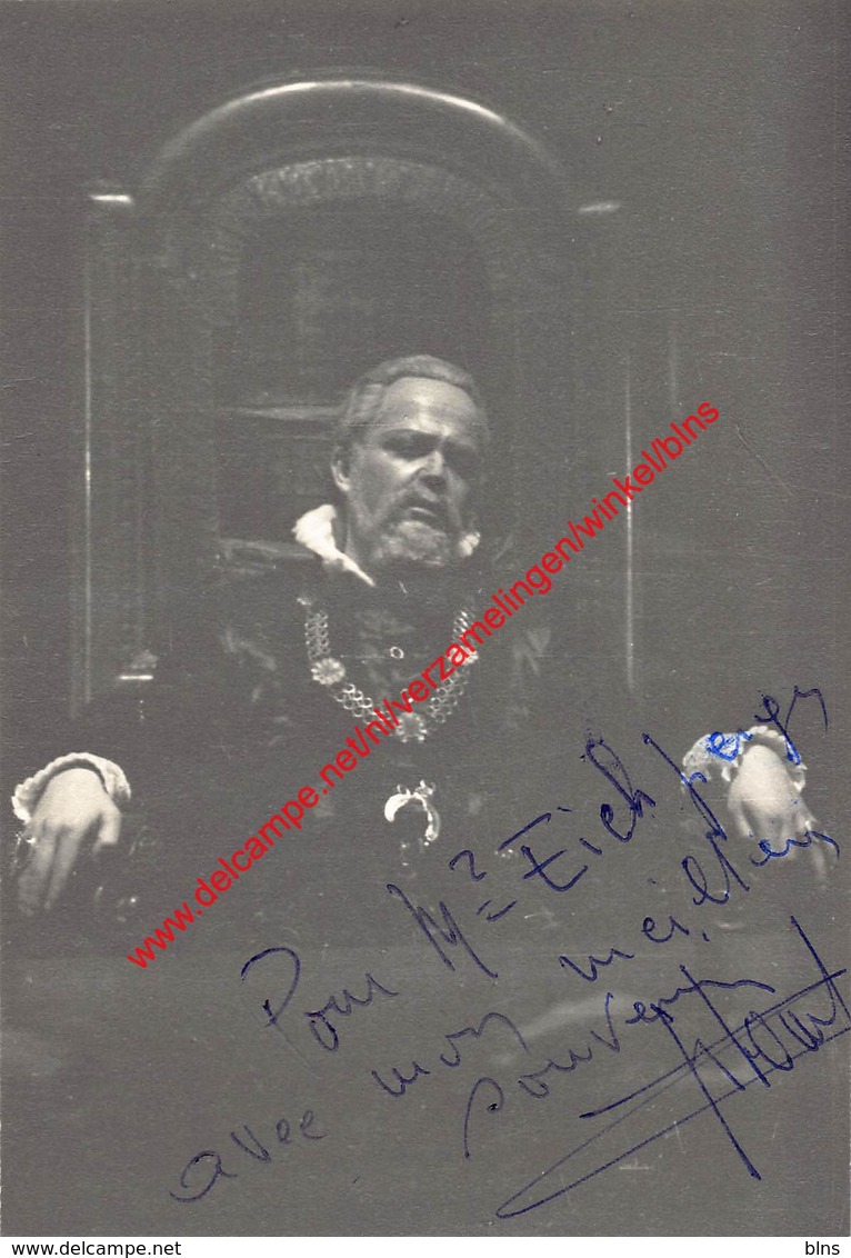 Felix Giband - Koninklijke Opera Gent - Opera Don Carlos 1957 - Foto 10x15cm Gehandtekend/signed - Photos