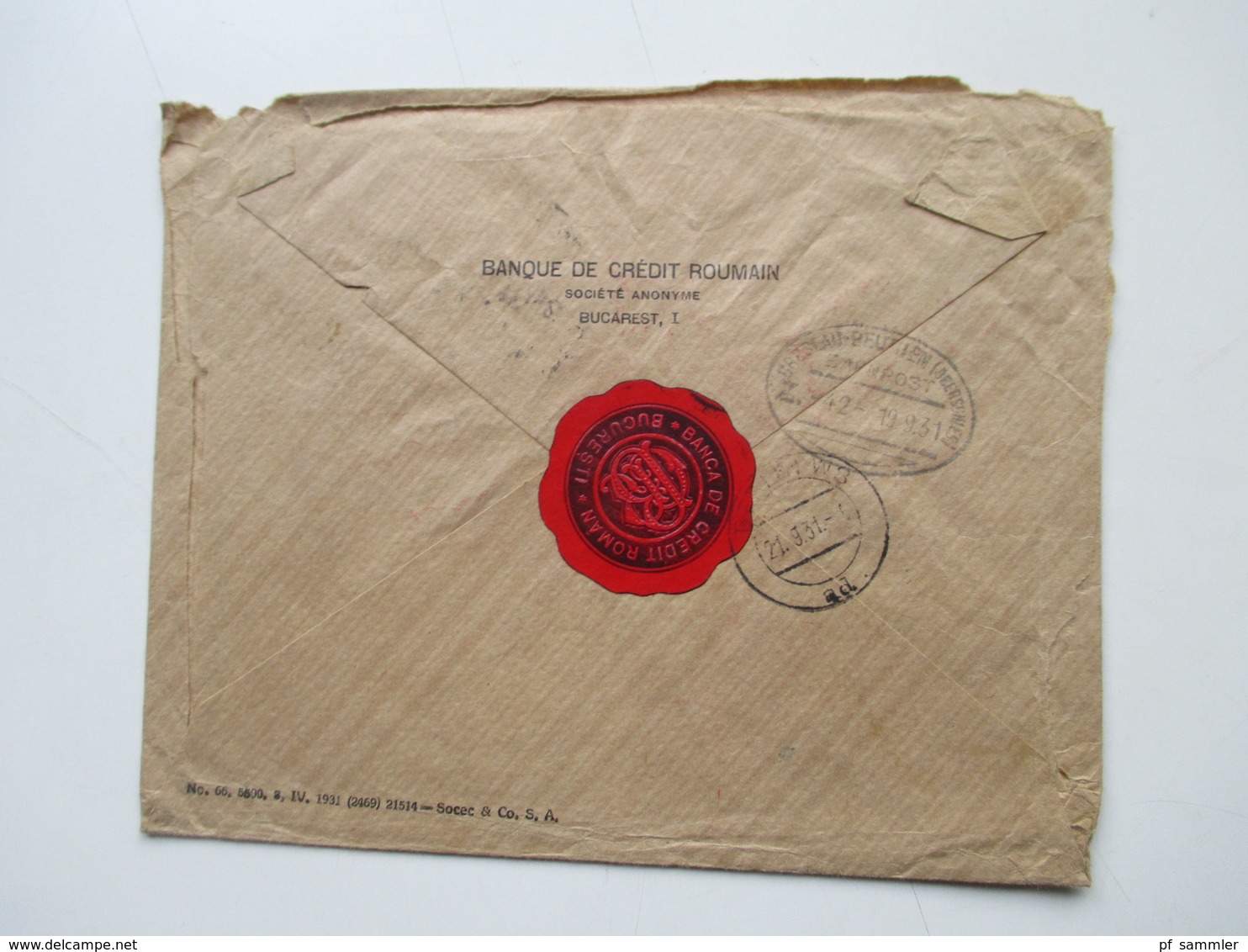 1931-34  Freistempel 9 Belege Rumänien Schweiz, Niederlande Italien Und Ungarn 1x Bahnpost Breslau - Beuthen Oberschles - Collections (without Album)