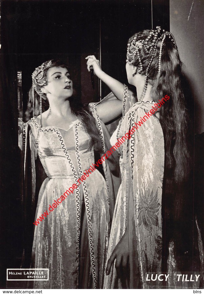 Lucy Tilly - Koninklijke Opera Gent - Opera Lucia Di Lammermoor 1958 - Foto 10,5x15cm - Photos