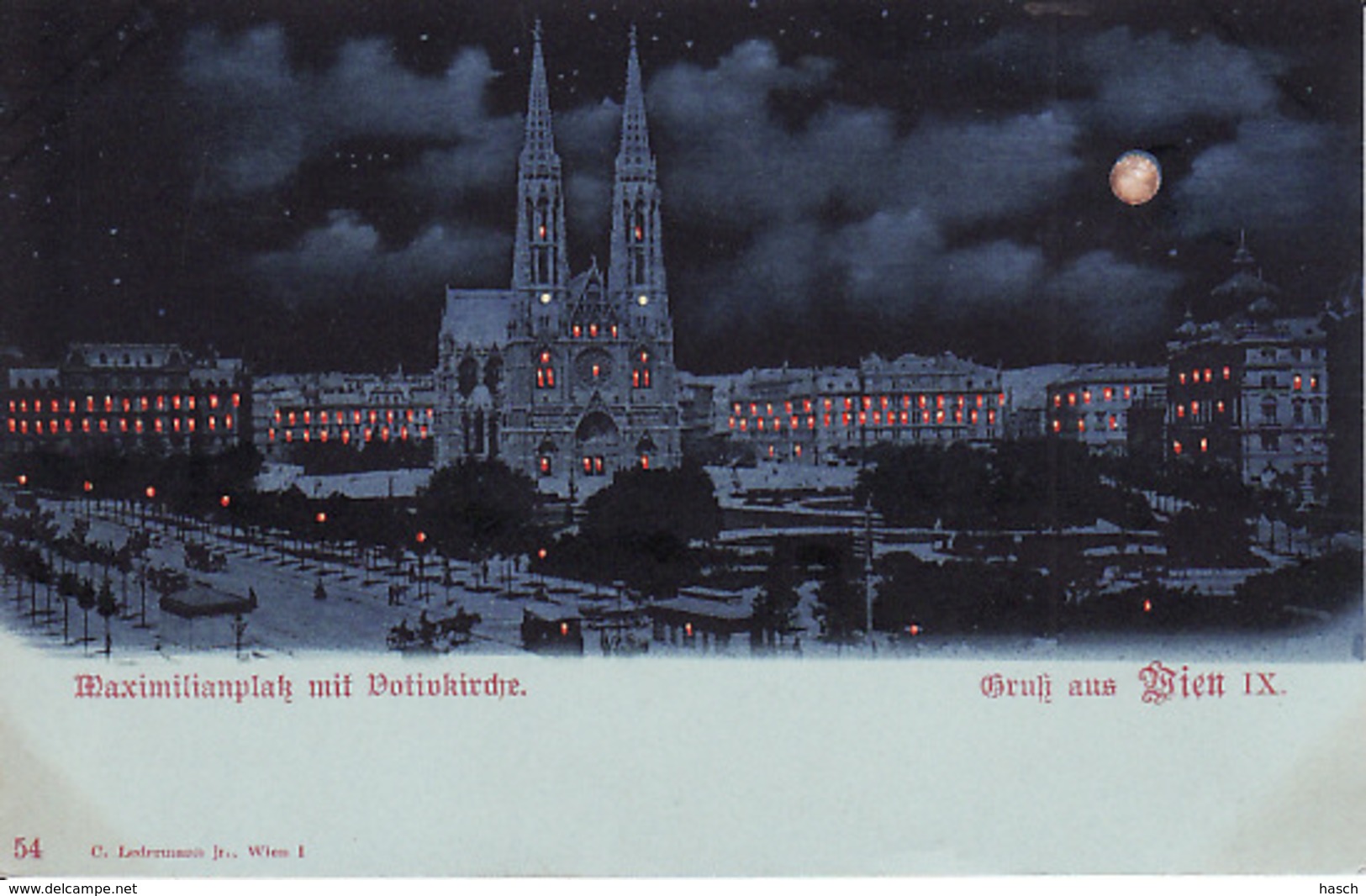 2637106Gruss Aus Wien, Maximilianplak Mit  Votivkirche - Other & Unclassified