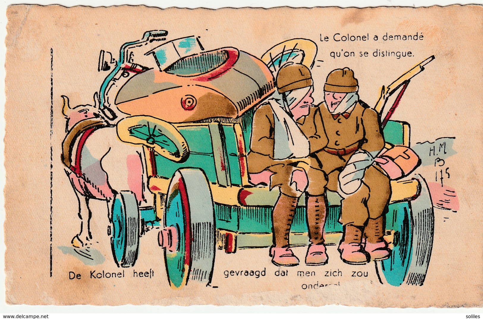 ARMEE BELGE - Le Colonel A Demandè Qu'on Se Distingue - Humor