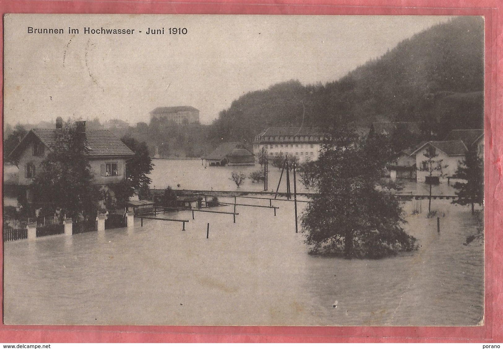 Brunnen Im Hochwasser - Juni 1910 - Autres & Non Classés